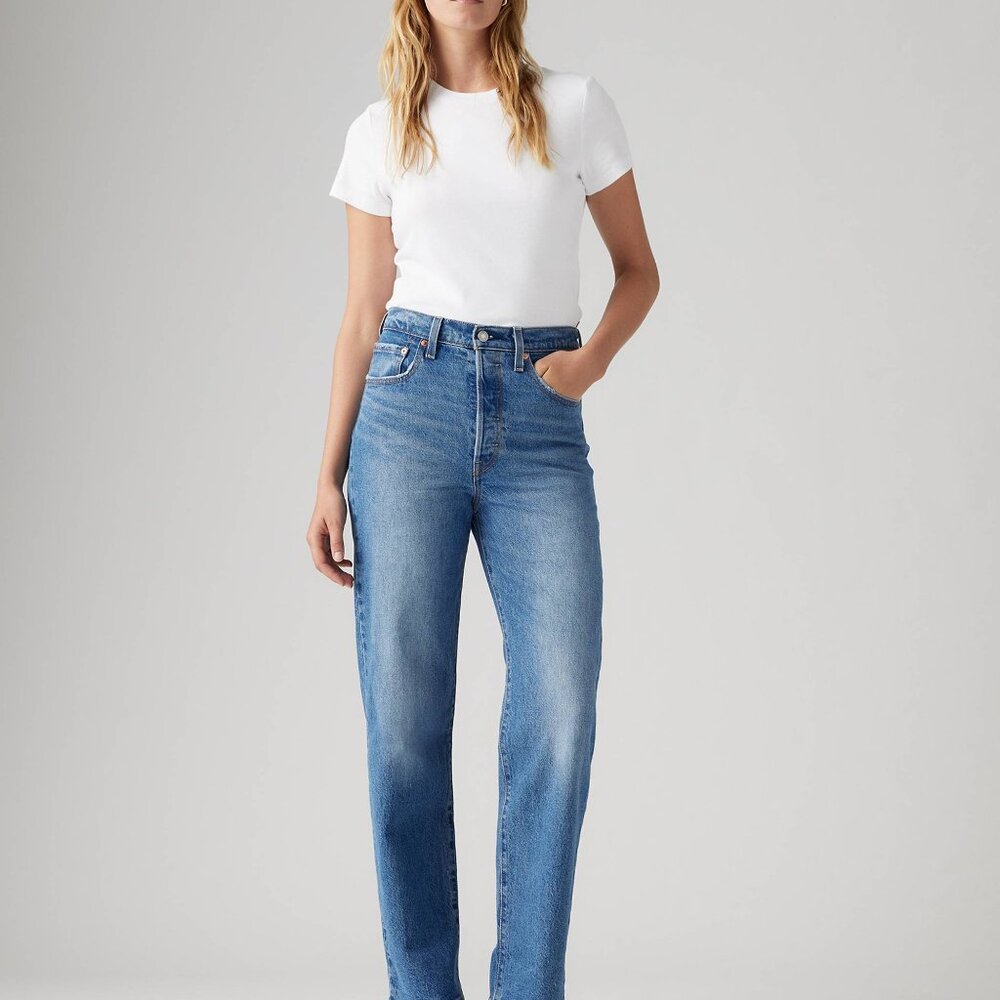 Levi's Ribcage Straight Jeans - Picture 2 of 8